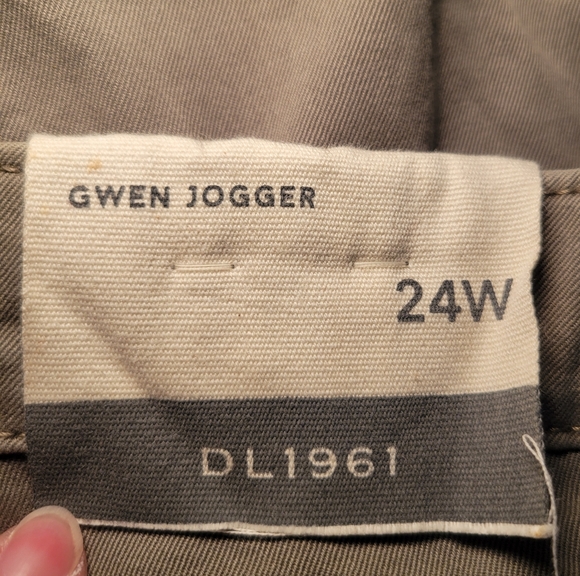 DL1961 Womens Gewn Jogger DL Twill Cypress‎ Size 24W Pockets Casual NWT - Picture 9 of 16